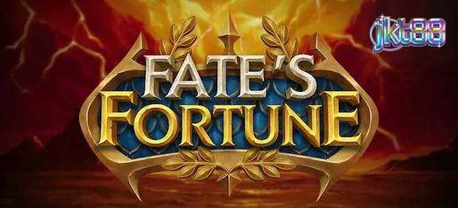 Tangkapan layar game slot Fate's Fortune oleh Play'n GO menampilkan gulungan dan fitur roda